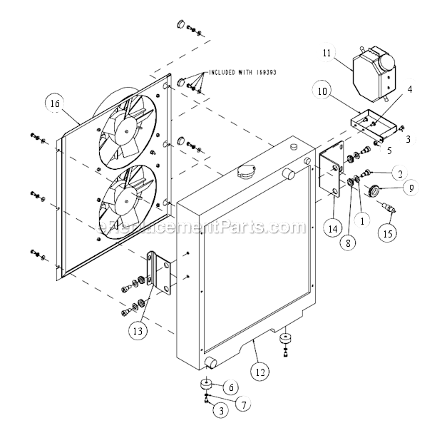 Page H Diagram and Parts List for  MK Diamond Concrete Saw